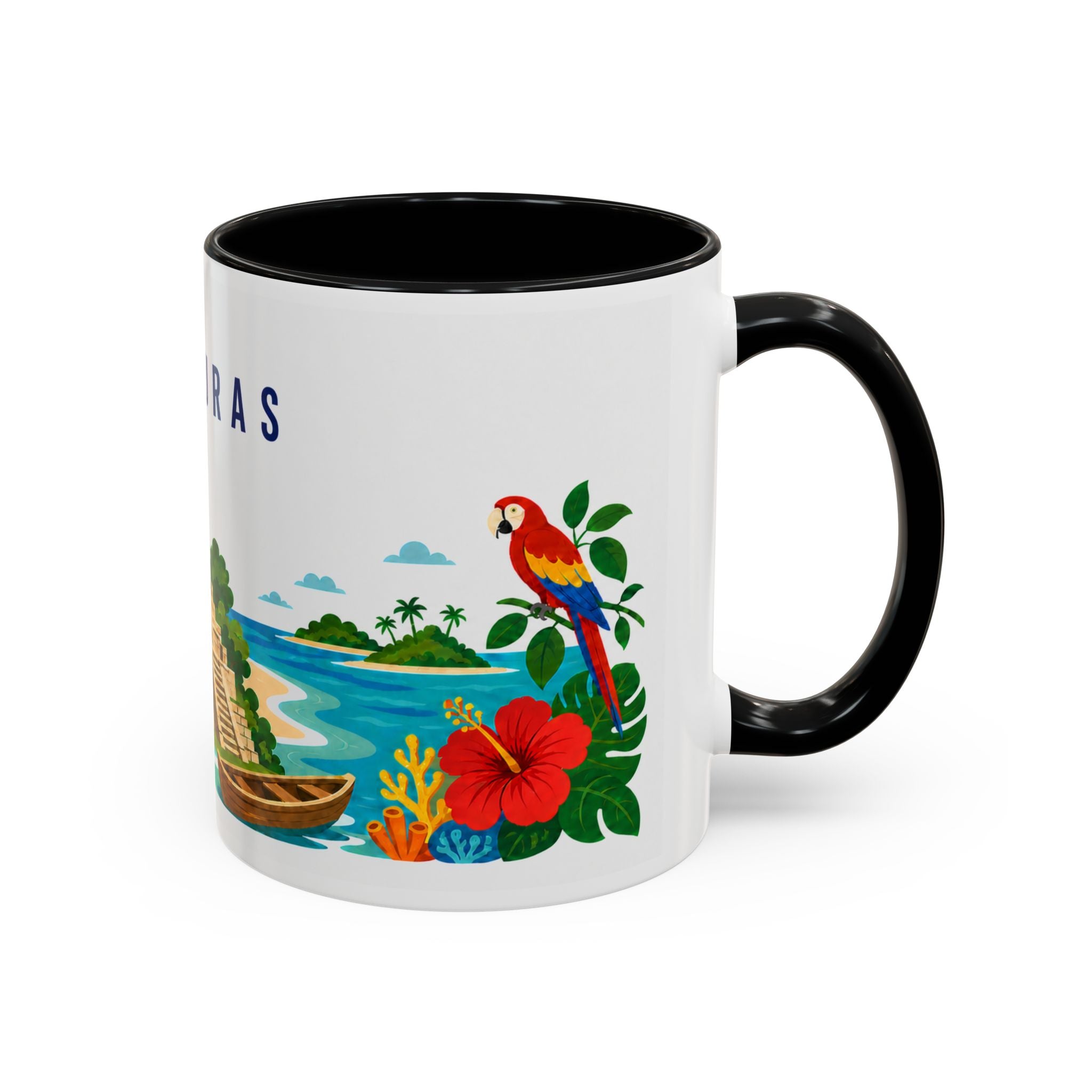 Honduras Coffee Mug | Travel Souvenir Accent Mug | Country Gift Ceramic Cup 11oz 15oz