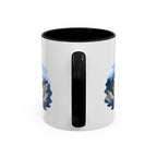 Glacier Bay National Park Coffee Mug | Solid Color Block Park Souvenir | 11oz 15oz Accent Mug