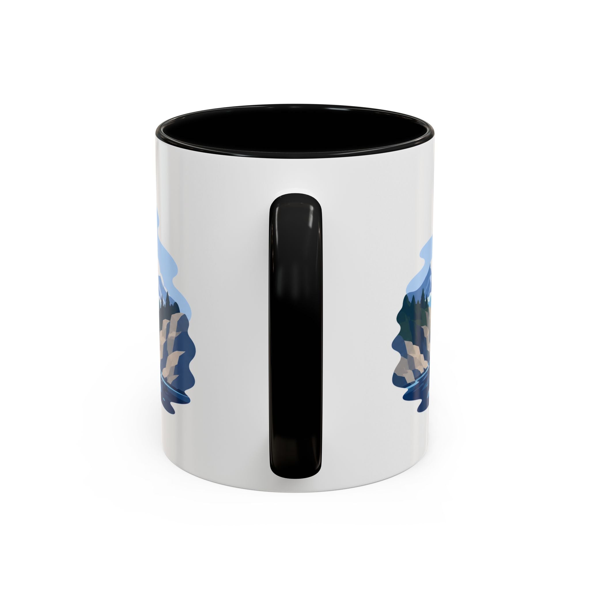 Glacier Bay National Park Coffee Mug | Solid Color Block Park Souvenir | 11oz 15oz Accent Mug