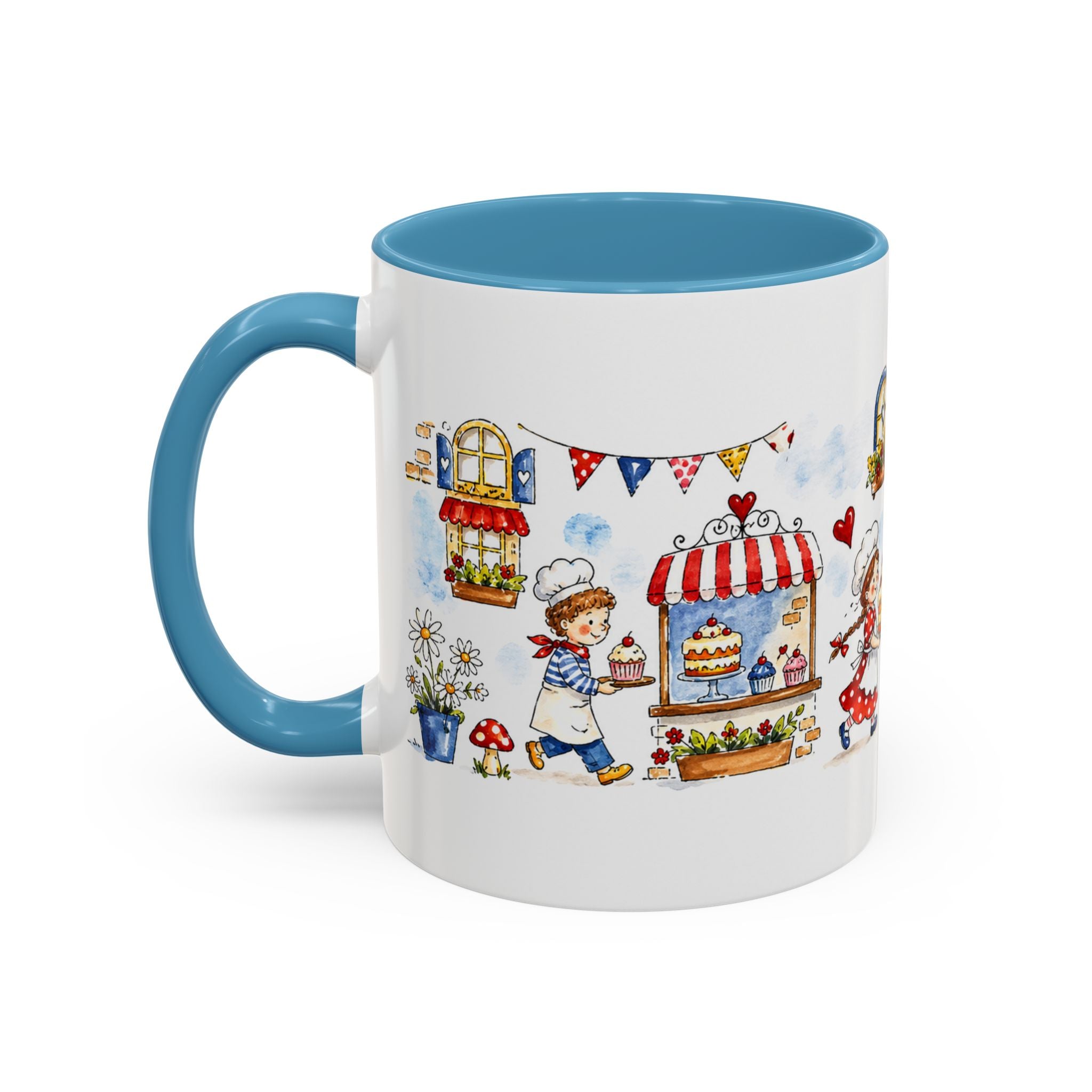 Cozy Bakery Village Mug | Storybook Pastry Accent Coffee Mug | EveryLegend