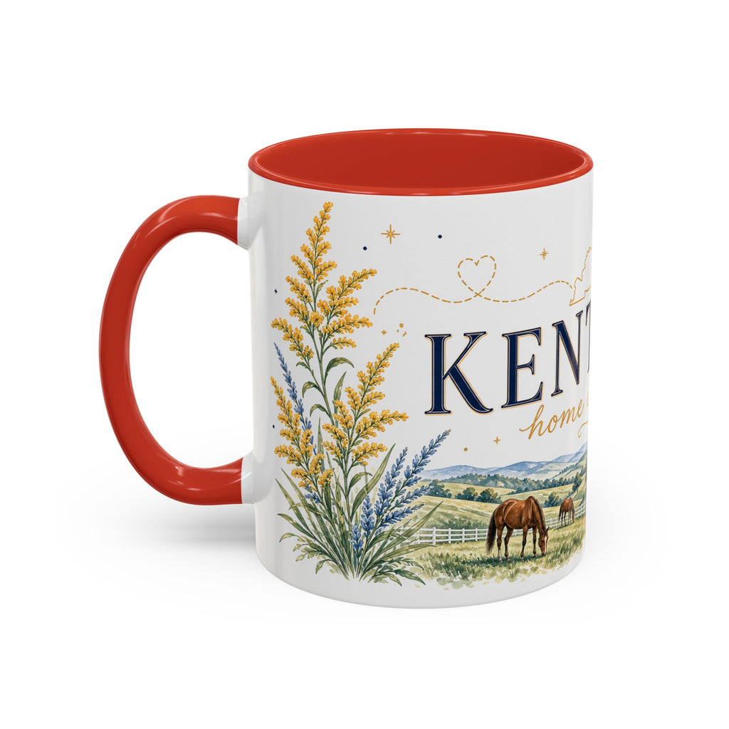 Kentucky Home State Mug | Moving Away Gift | Long Distance Friendship Coffee Cup | 11oz 15oz Accent Mug