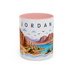 Jordan Coffee Mug | Travel Souvenir Accent Mug | Place Gift Ceramic Cup 11oz 15oz