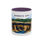 Mammoth Cave National Park Coffee Mug | Solid Color Block Park Souvenir | 11oz 15oz Accent Mug