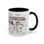 Vienna Coffee Mug | Austria Souvenir Travel Gift | Accent Color Ceramic 11oz 15oz