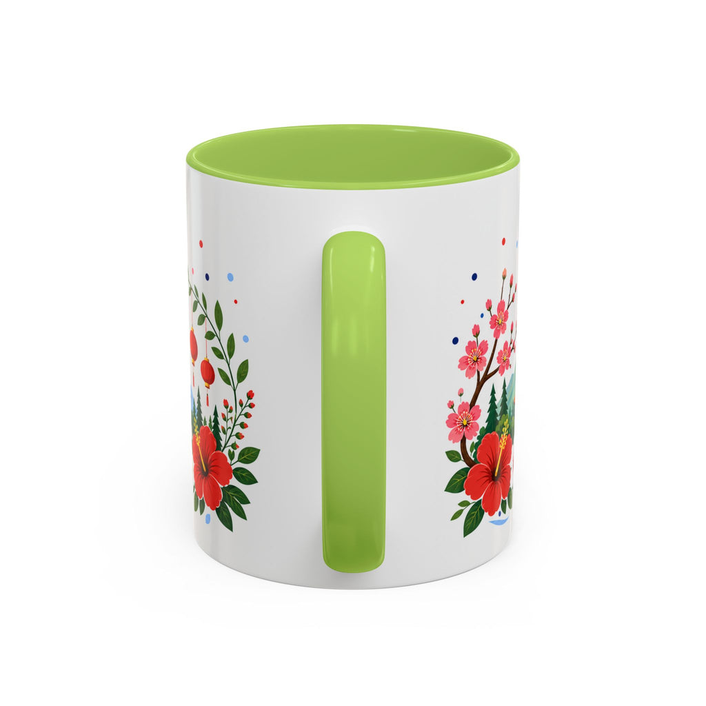 Taiwan Coffee Mug | Travel Souvenir Accent Mug | Place Gift Ceramic Cup 11oz 15oz