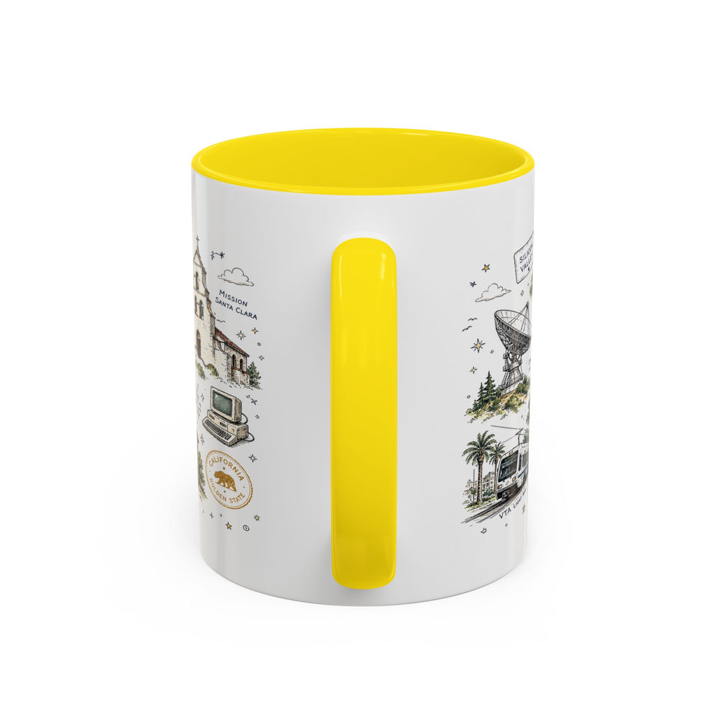 San Jose Coffee Mug | California Souvenir City Gift | Accent Color Ceramic 11oz 15oz