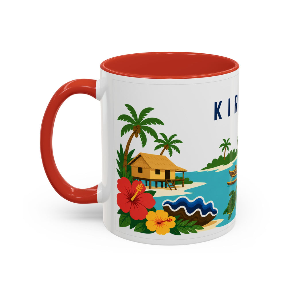 Kiribati Coffee Mug | Travel Souvenir Accent Mug | Country Gift Ceramic Cup 11oz 15oz