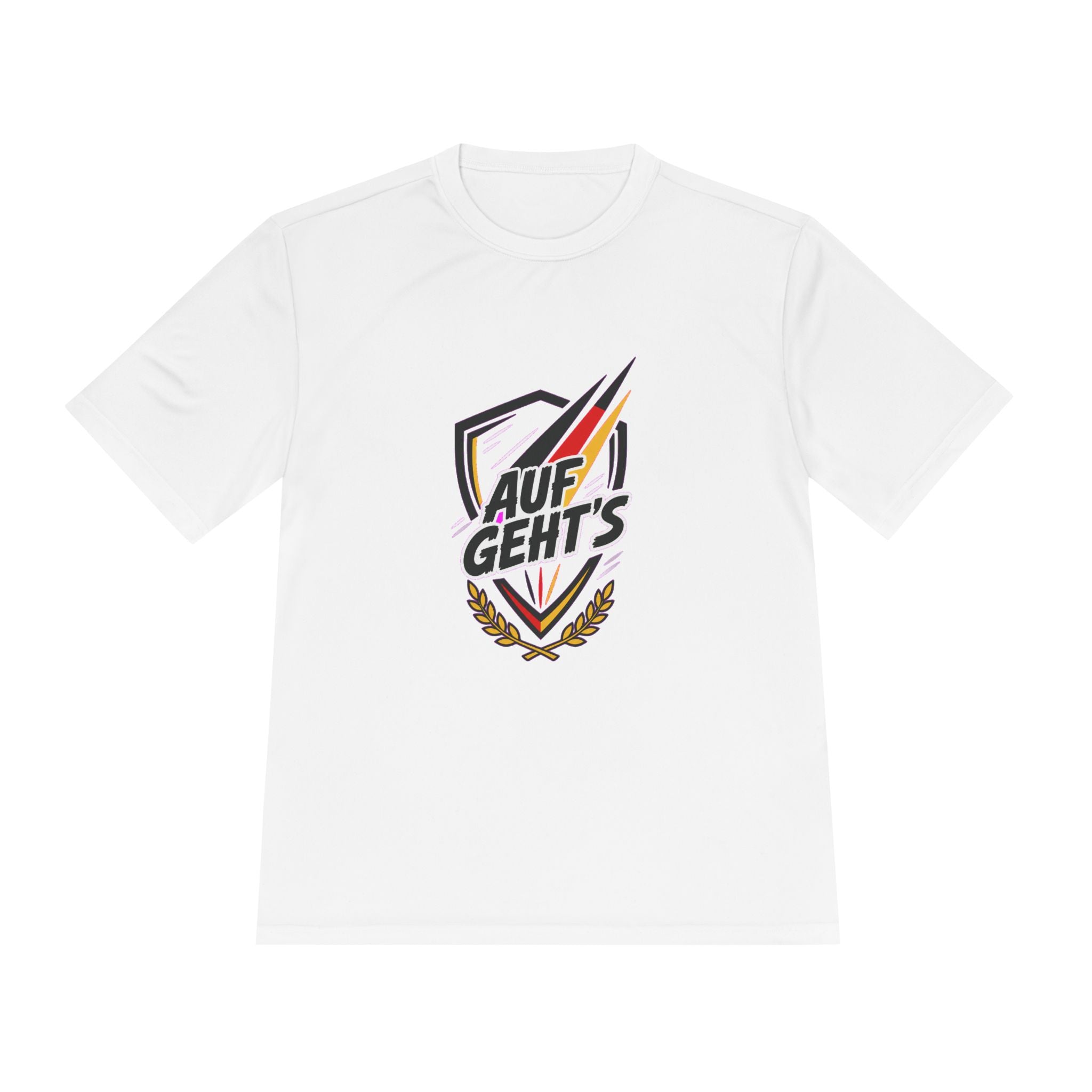 Germany Soccer T Shirt, Auf Geht'S Tee, World Football Fan Shirt, Moisture Wicking Sport Tee