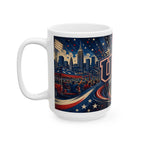USA Soccer Spirit Coffee Mug | Soccer Fan Gift | Ceramic 11oz 15oz Match Day Cup