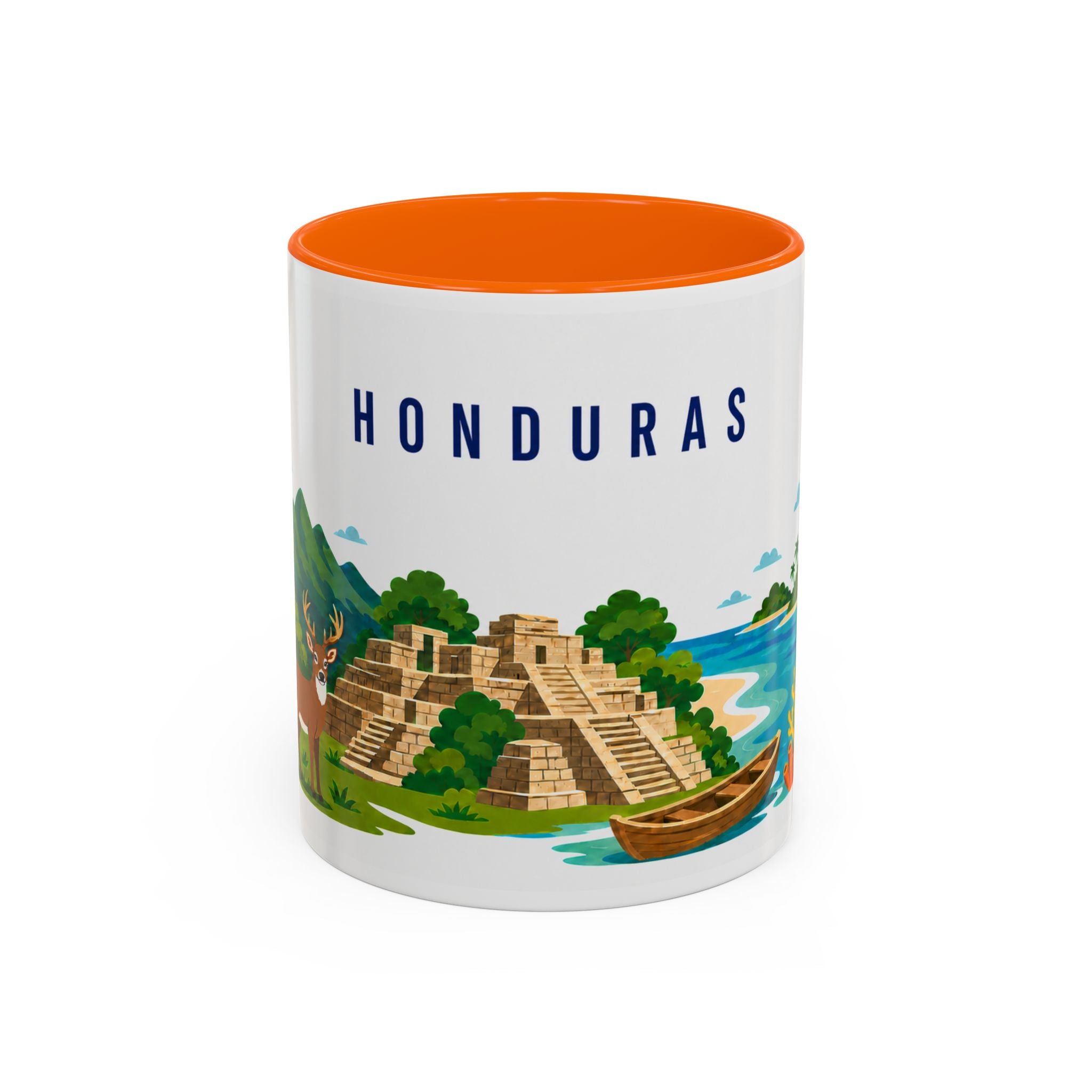 Honduras Coffee Mug | Travel Souvenir Accent Mug | Country Gift Ceramic Cup 11oz 15oz