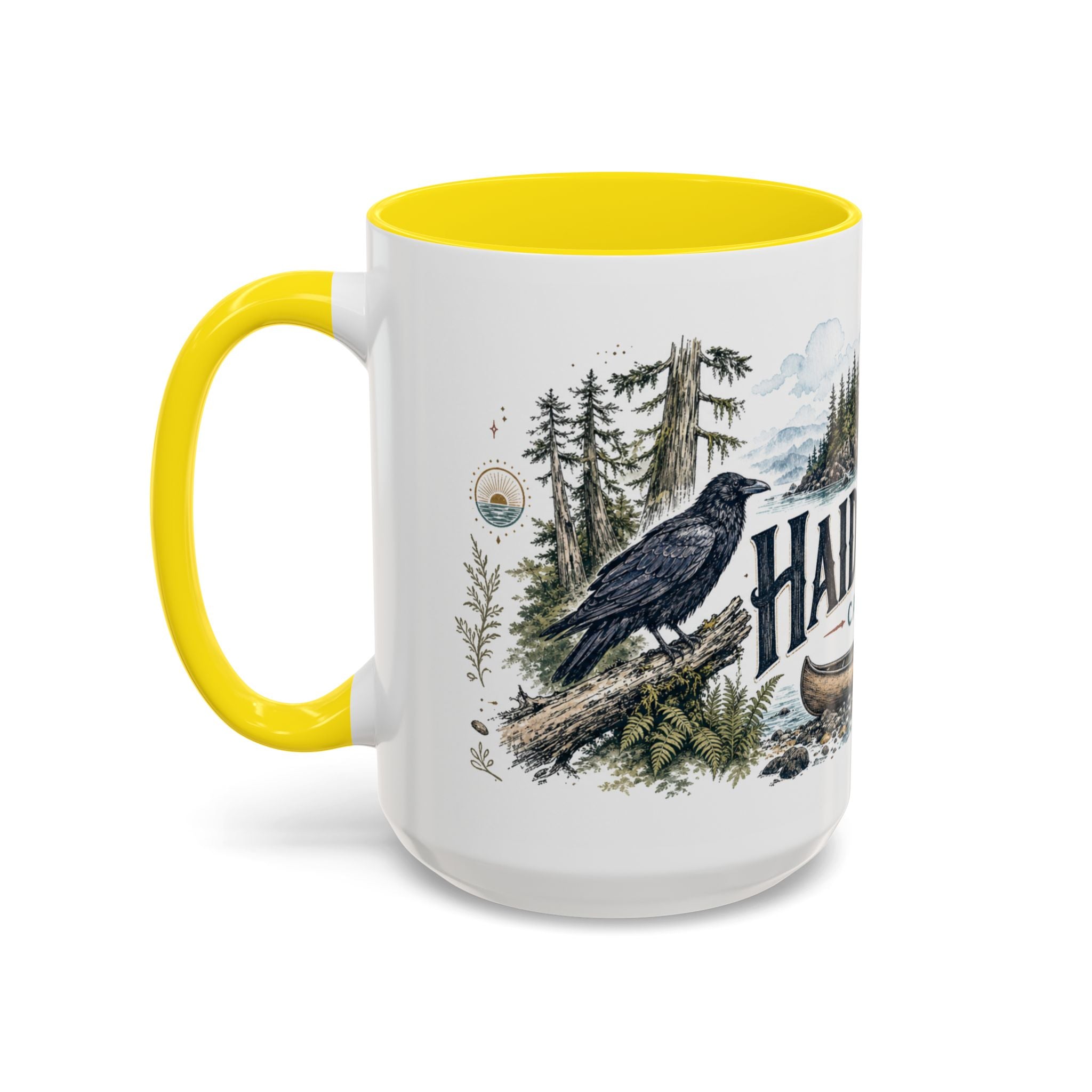 Haida Gwaii Mug, Canada Travel Souvenir, Bucket List Gift, Accent Ceramic Coffee Mug 11oz 15oz