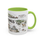 Hot Springs National Park Coffee Mug | Arkansas Thermal Spring Spa Gift | Accent Color Ceramic 11oz 15oz