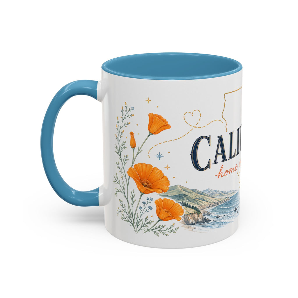 California Home State Mug | Moving Away Gift | Long Distance Friendship Coffee Cup