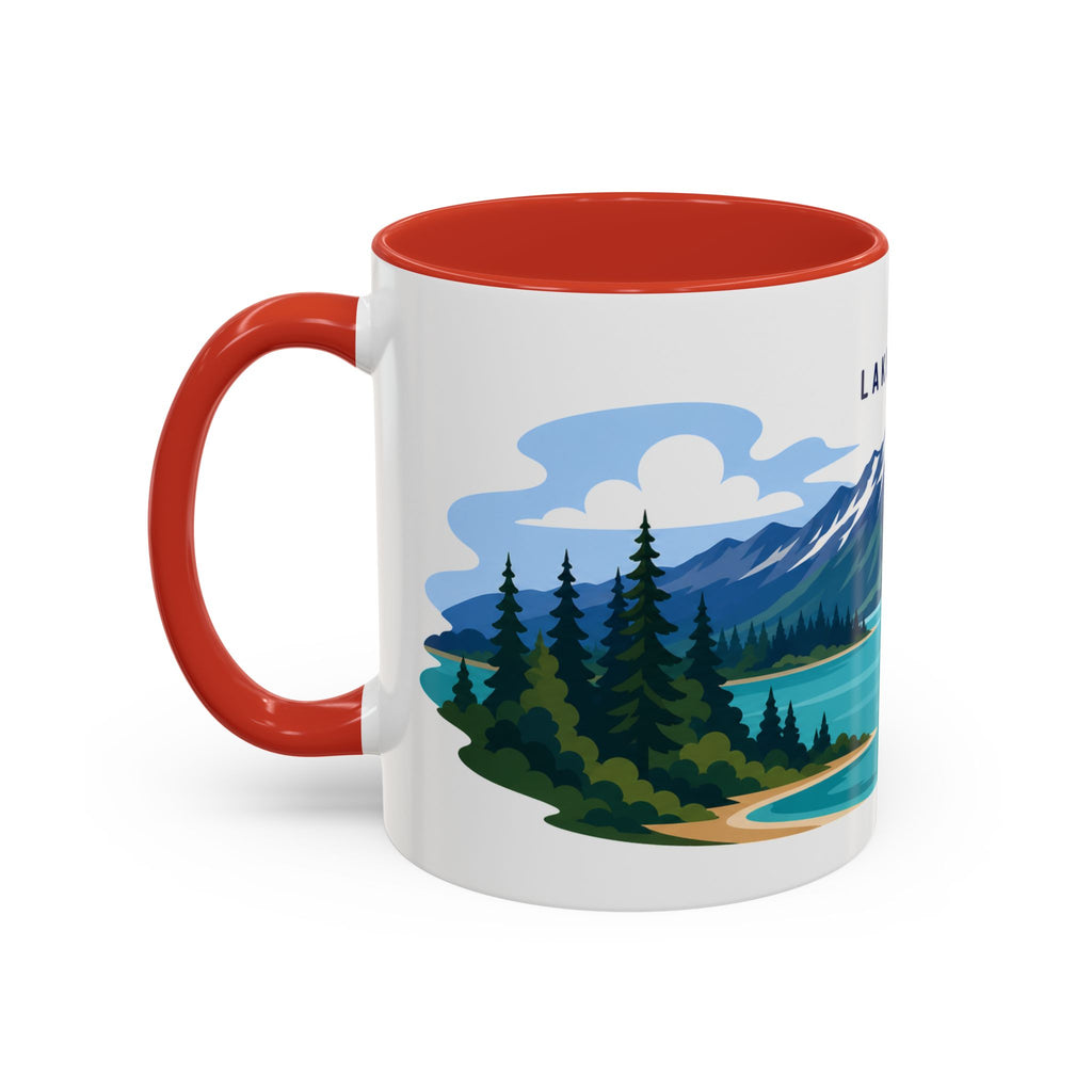 Lake Clark National Park Coffee Mug | Solid Color Block Park Souvenir | 11oz 15oz Accent Mug