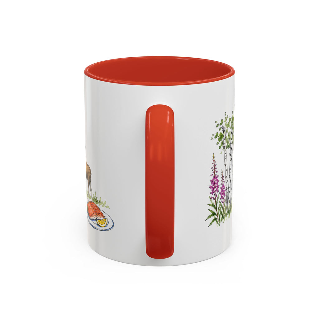 Anchorage Illustrated Travel Mug | City Souvenir Accent Coffee Mug | 11oz 15oz Ceramic Cup