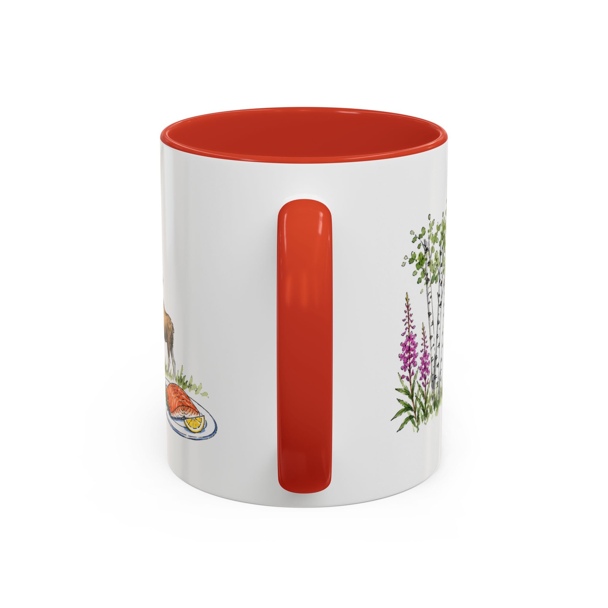 Anchorage Illustrated Travel Mug | City Souvenir Accent Coffee Mug | 11oz 15oz Ceramic Cup