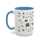 San Francisco Christmas Mug | Watercolor City Souvenir | Ceramic Coffee Cup