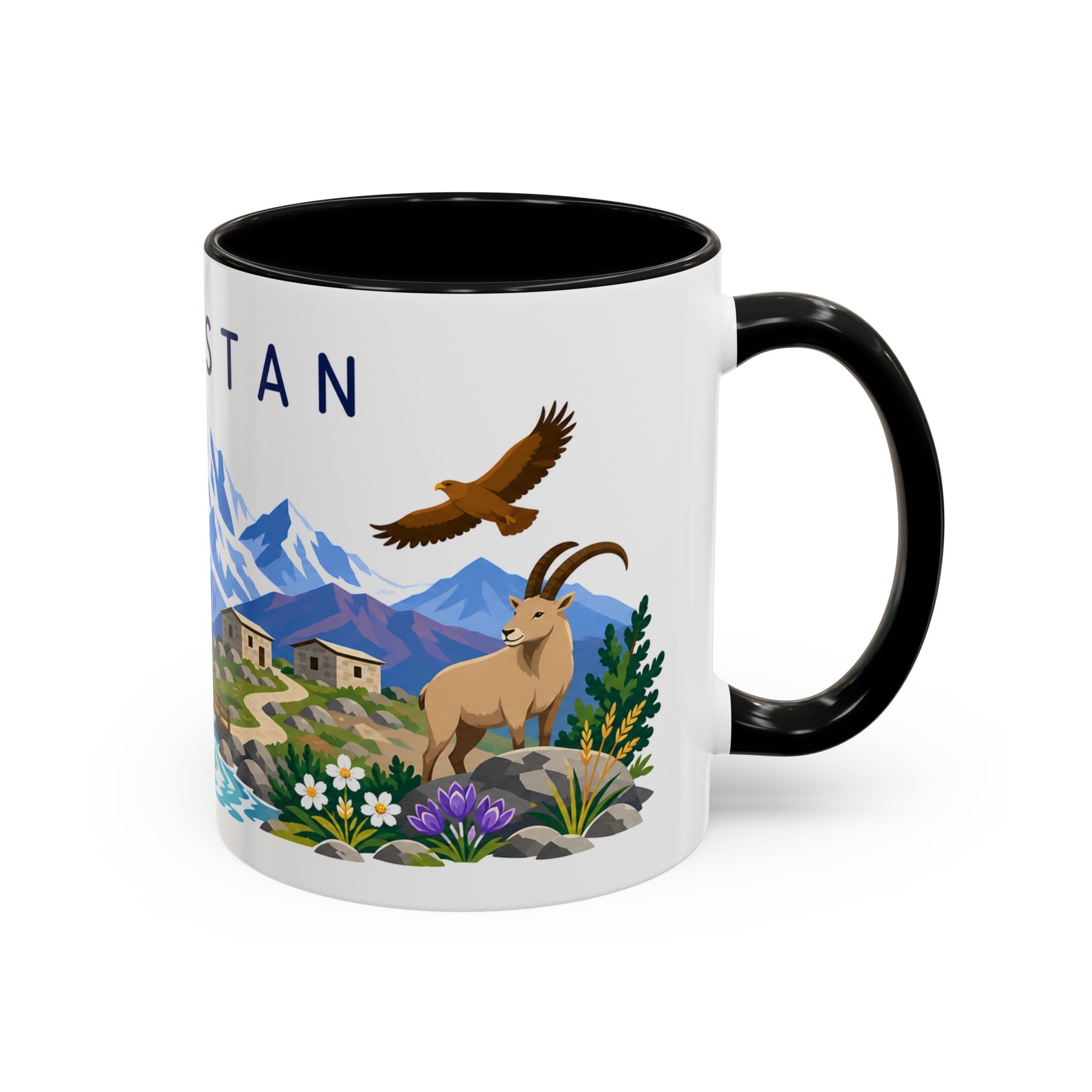 Tajikistan Coffee Mug | Travel Souvenir Accent Mug | Country Gift Ceramic Cup 11oz 15oz