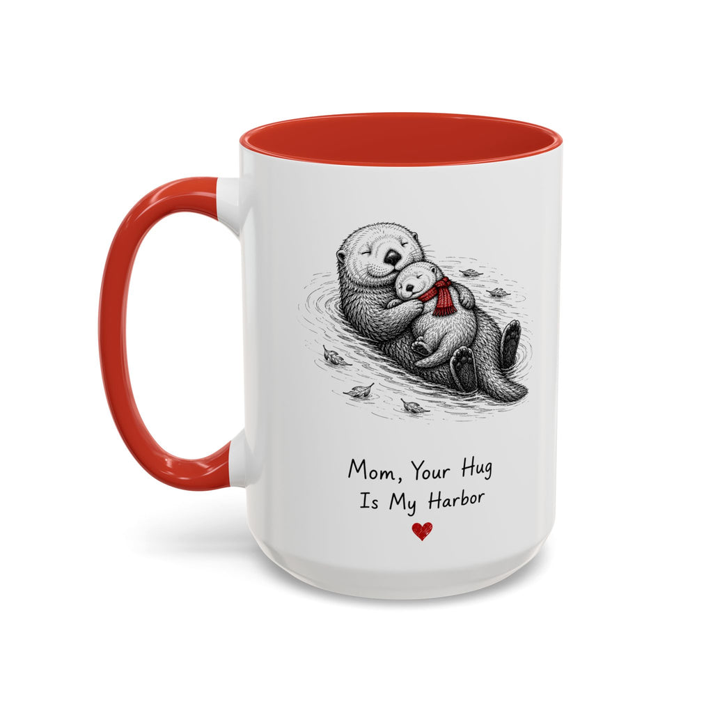 Otter Mom Coffee Mug | Safe Harbor Hug | Mother's Day Gift