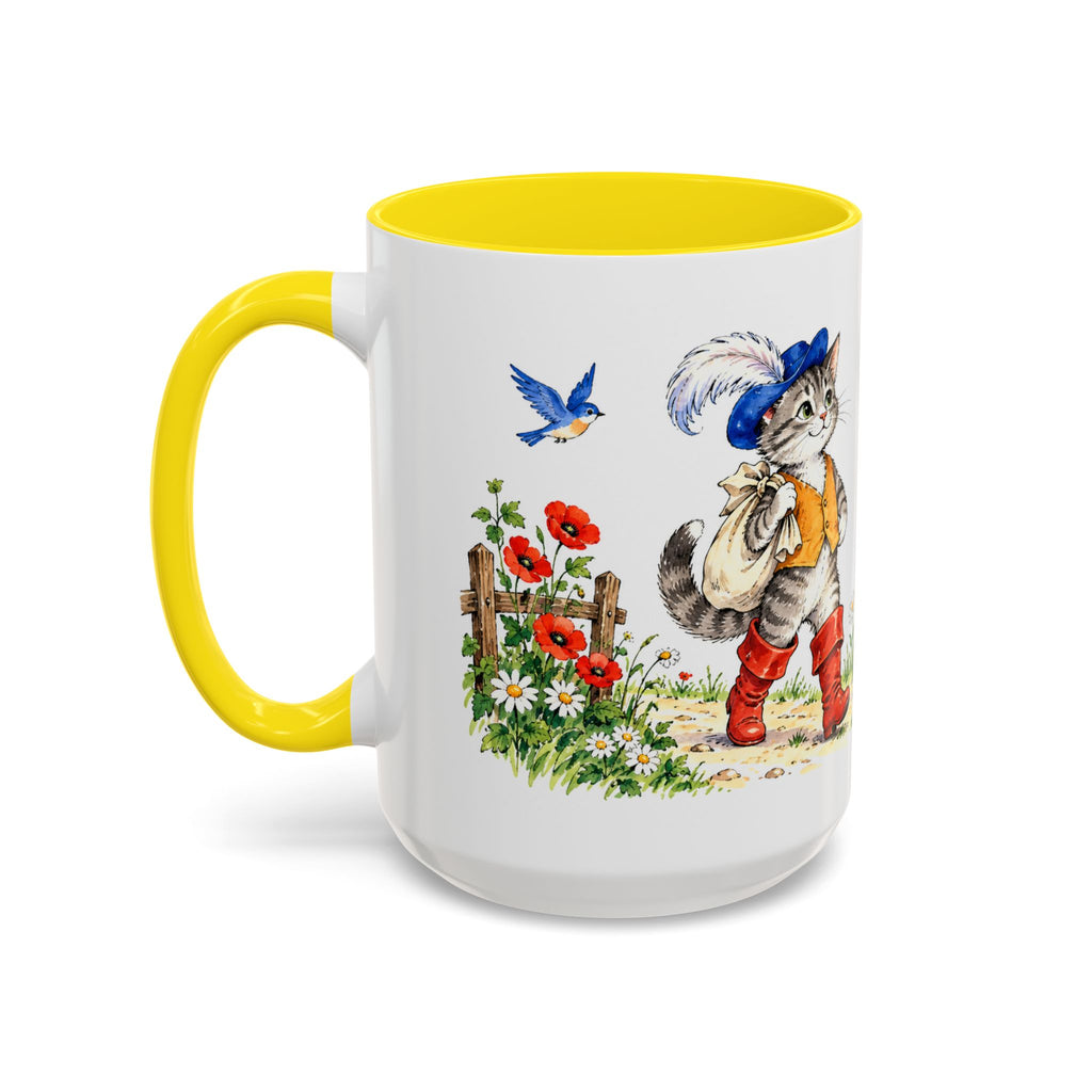 Puss in Boots Mug | Storybook Fairy Tale Accent Coffee Mug | EveryLegend