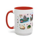 Hanoi Coffee Mug | Postage Stamp Collage Mug | Travel Souvenir Accent Cup 11oz 15oz