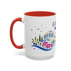 Greece Coffee Mug | Travel Souvenir Accent Mug | Country Gift Ceramic Cup 11oz 15oz