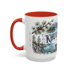Khuvsgul Lake Mug, Mongolia Travel Souvenir, Bucket List Gift, Accent Ceramic Coffee Mug 11oz 15oz