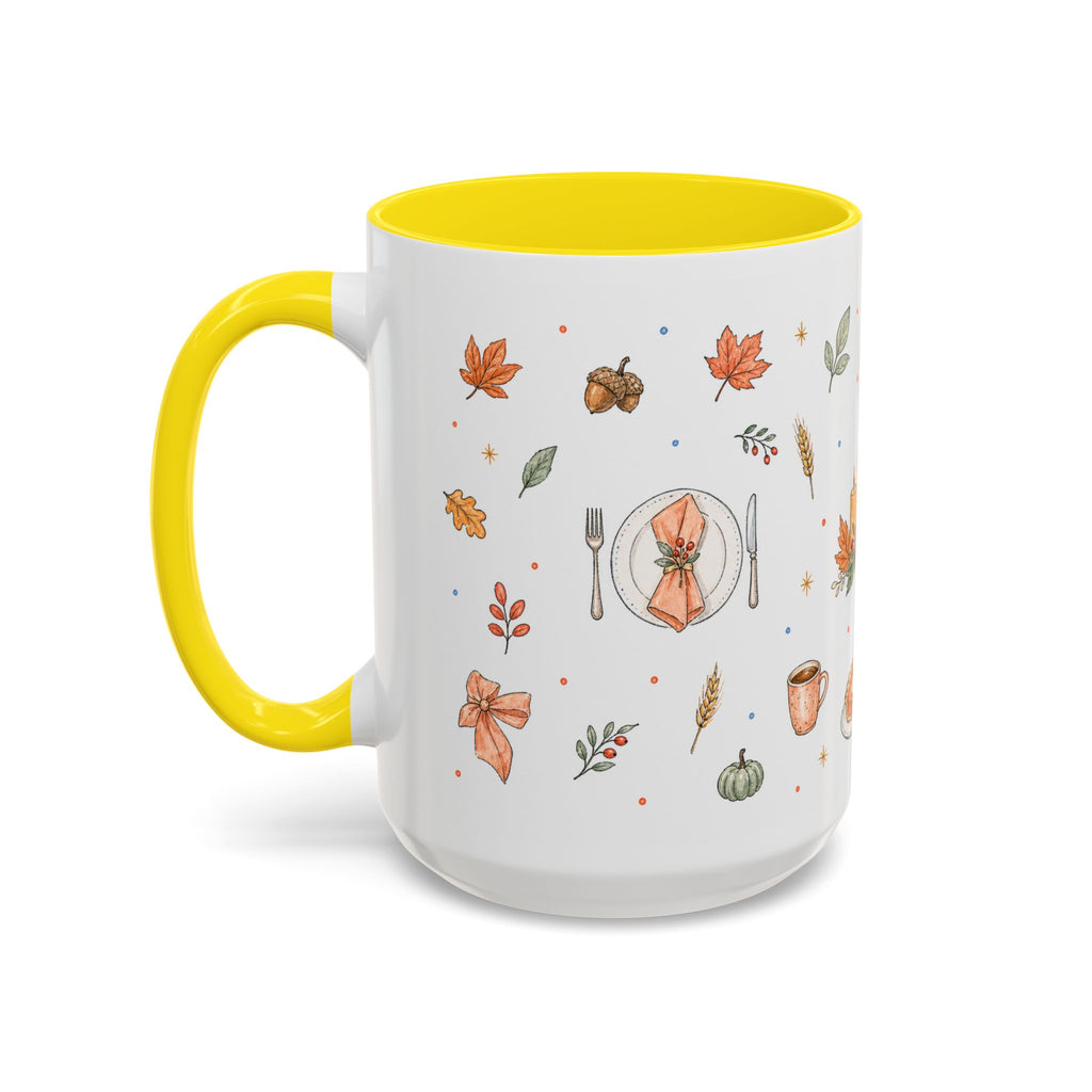 Thanksgiving Host Mug | Cozy Watercolor Gathering Gift | Autumn Accent Cup 11oz 15oz