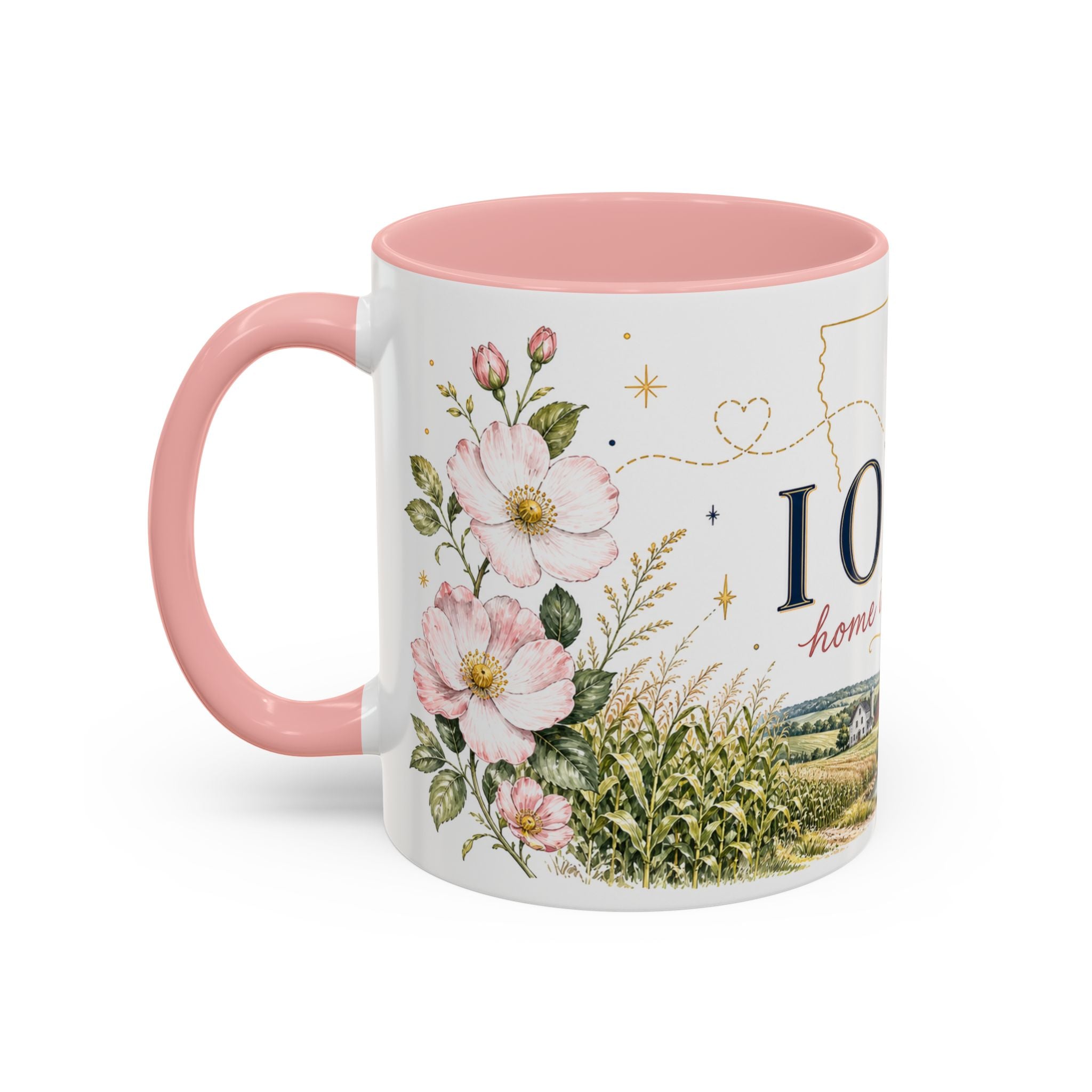 Iowa State Mug | Home is Never Far Accent Mug (11oz or 15oz)