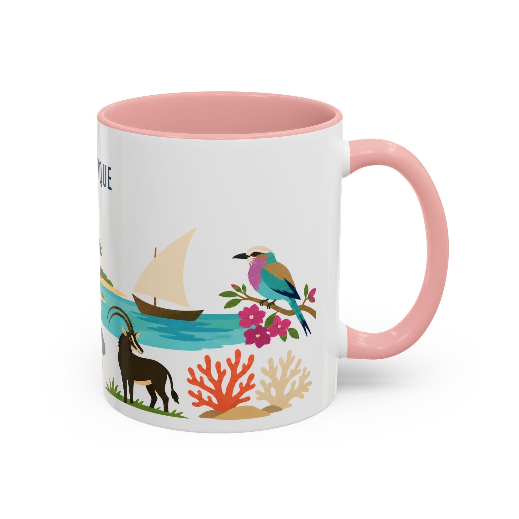 Mozambique Home Country Mug | Moving Away Gift | Long Distance Friendship | 11 oz 15 oz Accent Mug