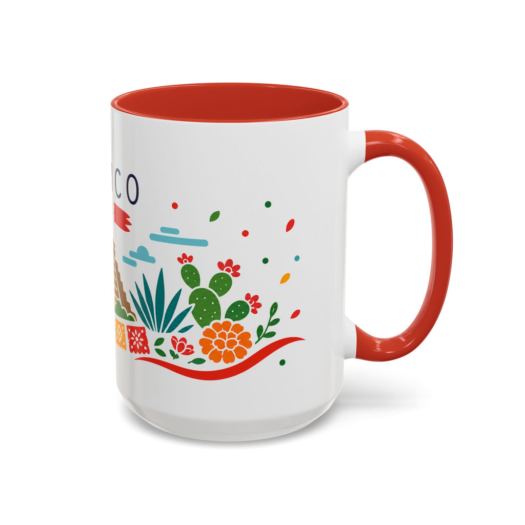 Mexico Coffee Mug | Travel Souvenir Accent Mug | Country Gift Ceramic Cup 11oz 15oz