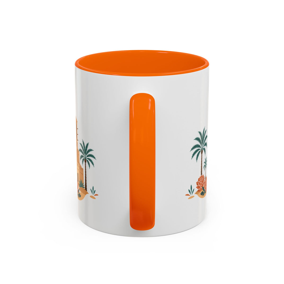 Abu Dhabi Coffee Mug | United Arab Emirates Travel Souvenir | Porcelain Decal City Gift | 11oz 15oz Accent Mug