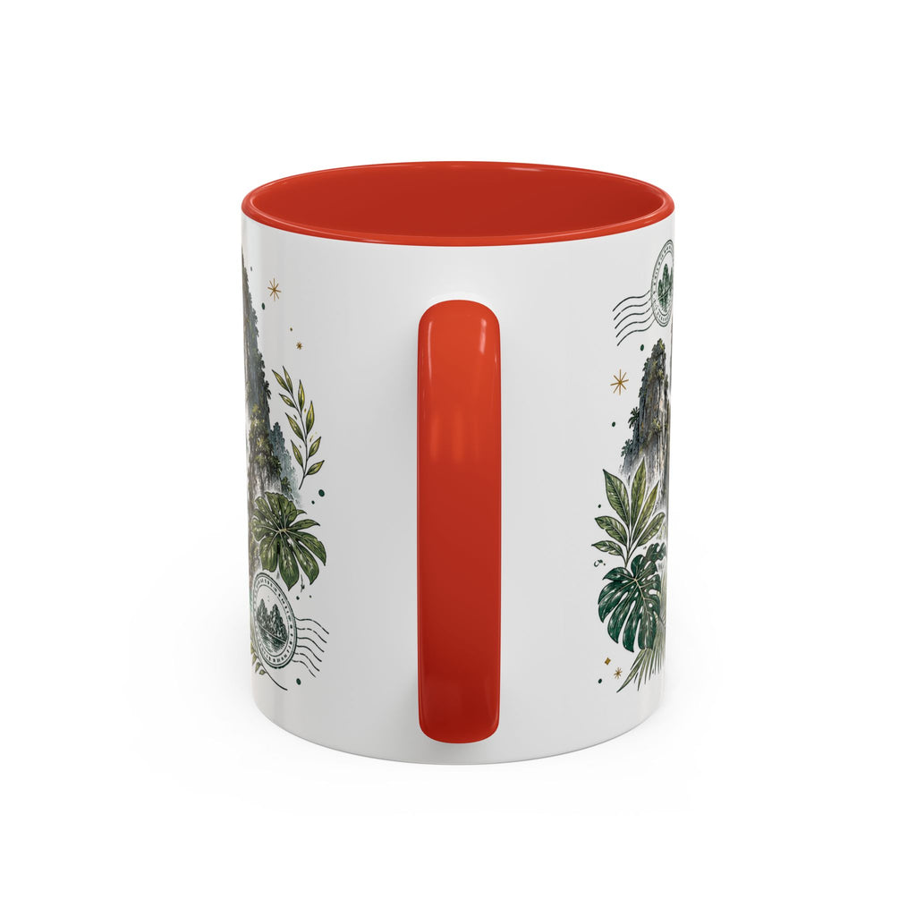 Ha Long Bay Coffee Mug | Travel Destination Souvenir Gift | Accent Color Ceramic 11oz 15oz