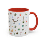Santa Fe Christmas Mug | Watercolor City Souvenir | Ceramic Coffee Cup (11oz 15oz)