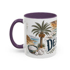 Dead Sea Mug, Jordan Travel Souvenir, Bucket List Gift, Accent Ceramic Coffee Mug 11oz 15oz
