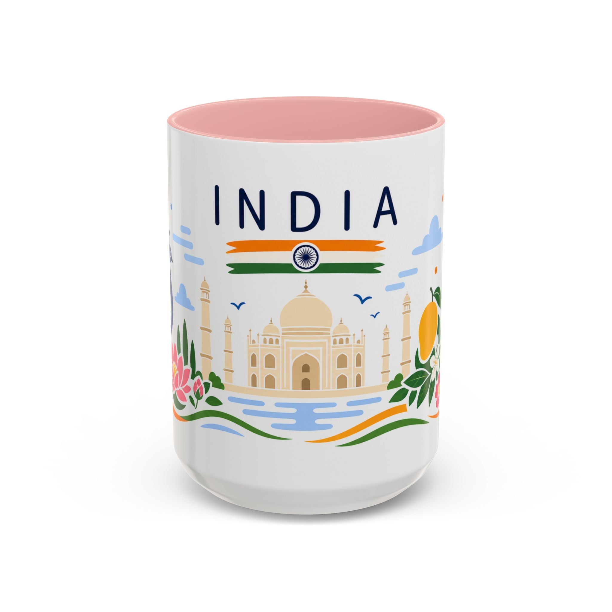 India Coffee Mug | Travel Souvenir Accent Mug | Country Gift Ceramic Cup 11oz 15oz