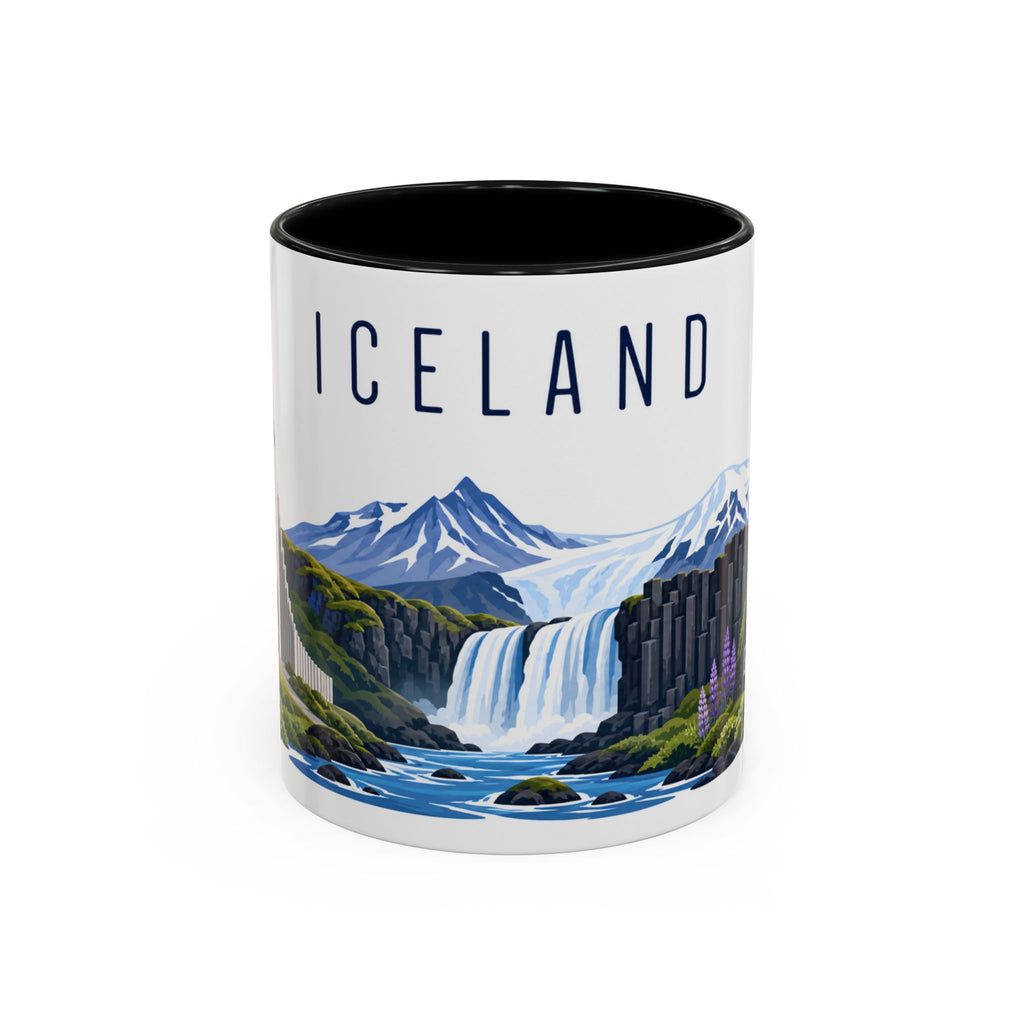 Iceland Coffee Mug | Travel Souvenir Accent Mug | Country Gift Ceramic Cup 11oz 15oz