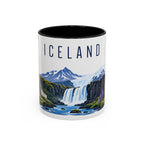 Iceland Coffee Mug | Travel Souvenir Accent Mug | Country Gift Ceramic Cup 11oz 15oz
