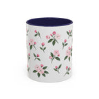 Connecticut Mountain Laurel Mug, State Flower Floral Coffee Cup, 11oz Botanical Gift