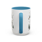 Grandpa The Legend Coffee Mug | Gift From Grandkids | Accent Color Ceramic 11oz 15oz