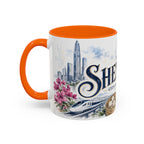 Shenzhen Coffee Mug | China Travel Souvenir | Vintage Illustrated City Gift | 11 oz 15 oz Accent Mug