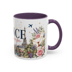 France Home Country Mug | Moving Away Gift | Long Distance Friendship | 11 oz 15 oz Accent Mug