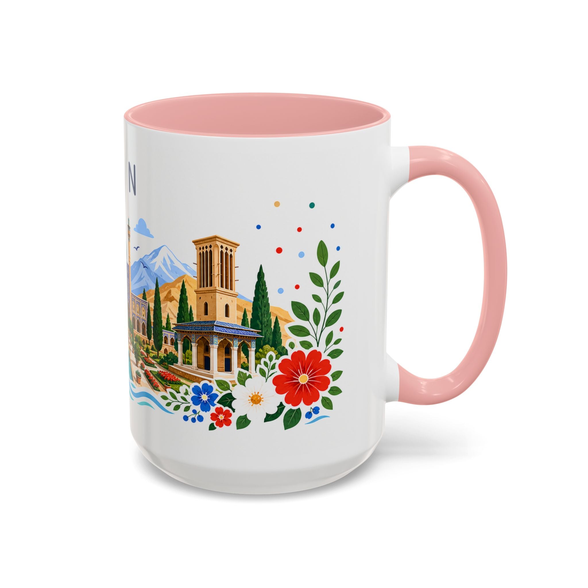Iran Coffee Mug | Travel Souvenir Accent Mug | Place Gift Ceramic Cup 11oz 15oz