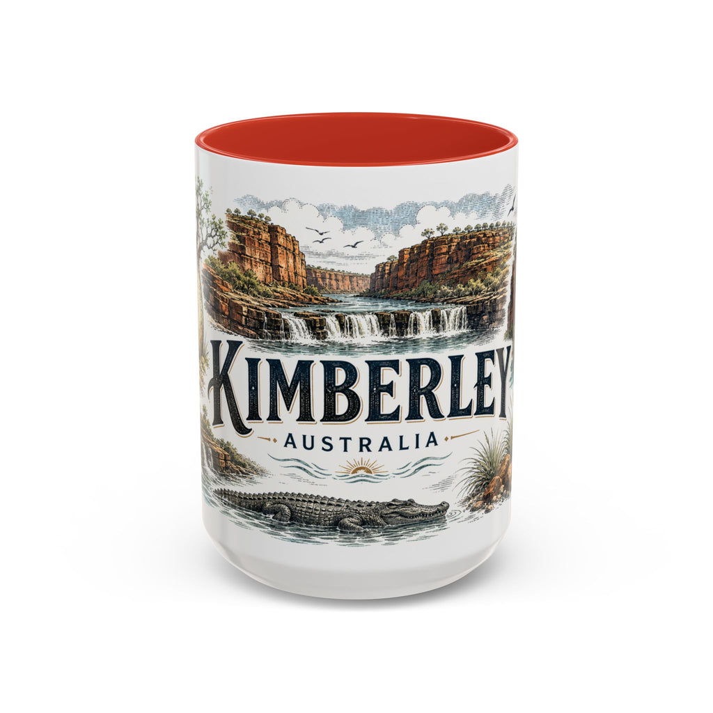 Kimberley Mug, Australia Travel Souvenir, Bucket List Gift, Accent Ceramic Coffee Mug 11oz 15oz