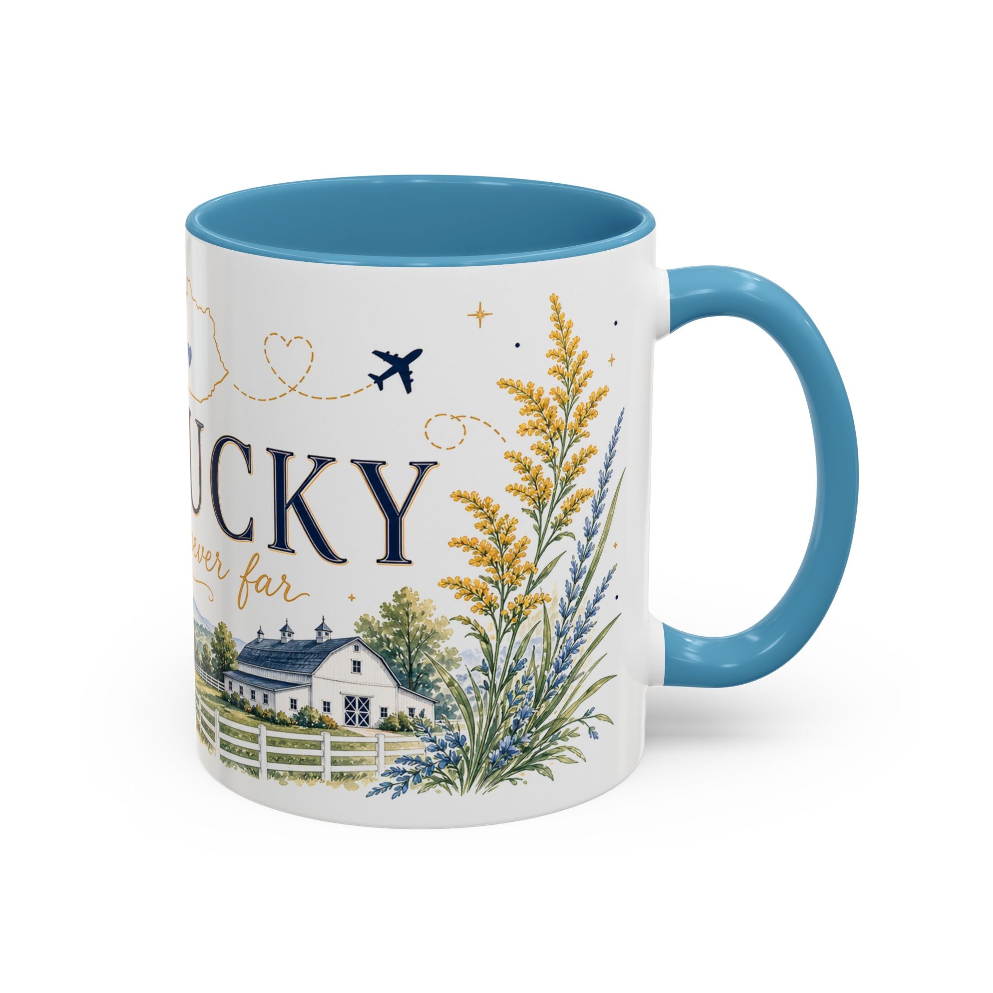 Kentucky Home State Mug | Moving Away Gift | Long Distance Friendship Coffee Cup | 11oz 15oz Accent Mug