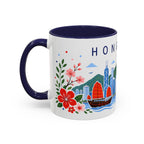 Hong Kong Coffee Mug | Travel Souvenir Accent Mug | Place Gift Ceramic Cup 11oz 15oz