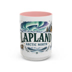 Lapland Coffee Mug | Travel Destination Souvenir Gift | Accent Color Ceramic 11oz 15oz