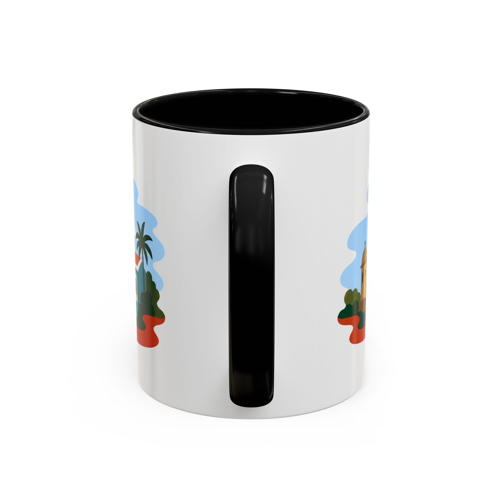 Cartagena Coffee Mug | Travel Destination Souvenir Gift | Accent Color Ceramic 11oz 15oz