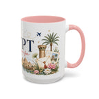 Egypt Home Country Mug | Moving Away Gift | Long Distance Friendship | 11 oz 15 oz Accent Mug