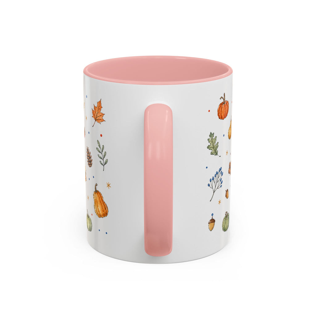 Thanksgiving Baking Mug | Watercolor Autumn Gift | Pumpkin Pie Accent Coffee Cup 11oz 15oz